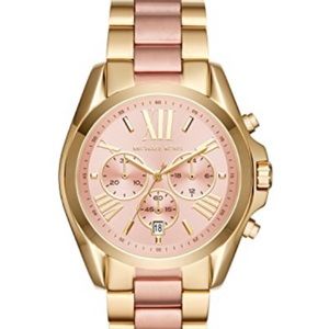 Michael Kors Rose gold and gold watch